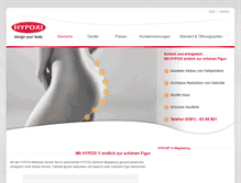 Tablet Screenshot of hypoxi-studio.com